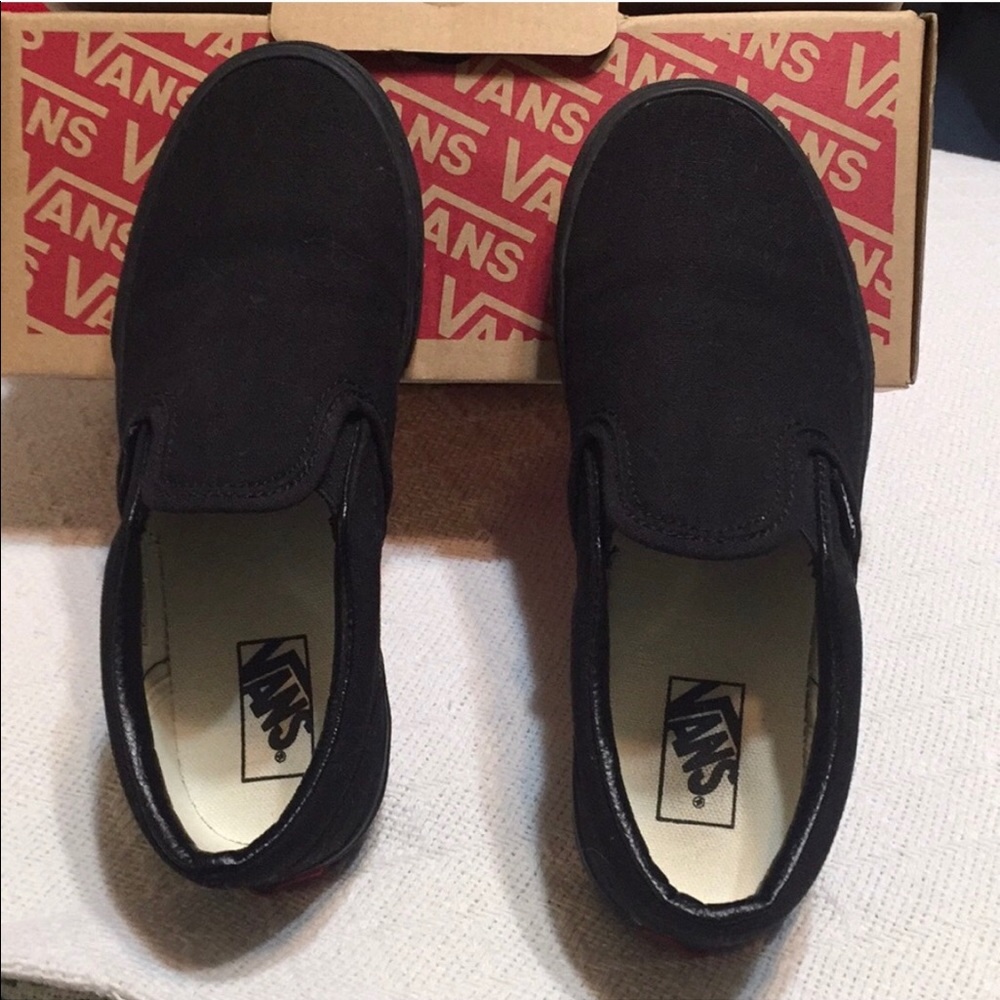 All Black Vans Kids Shoes *Limited Time Offer!*